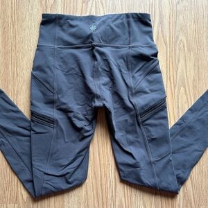 Athleta Dark Gray/purple Leggings